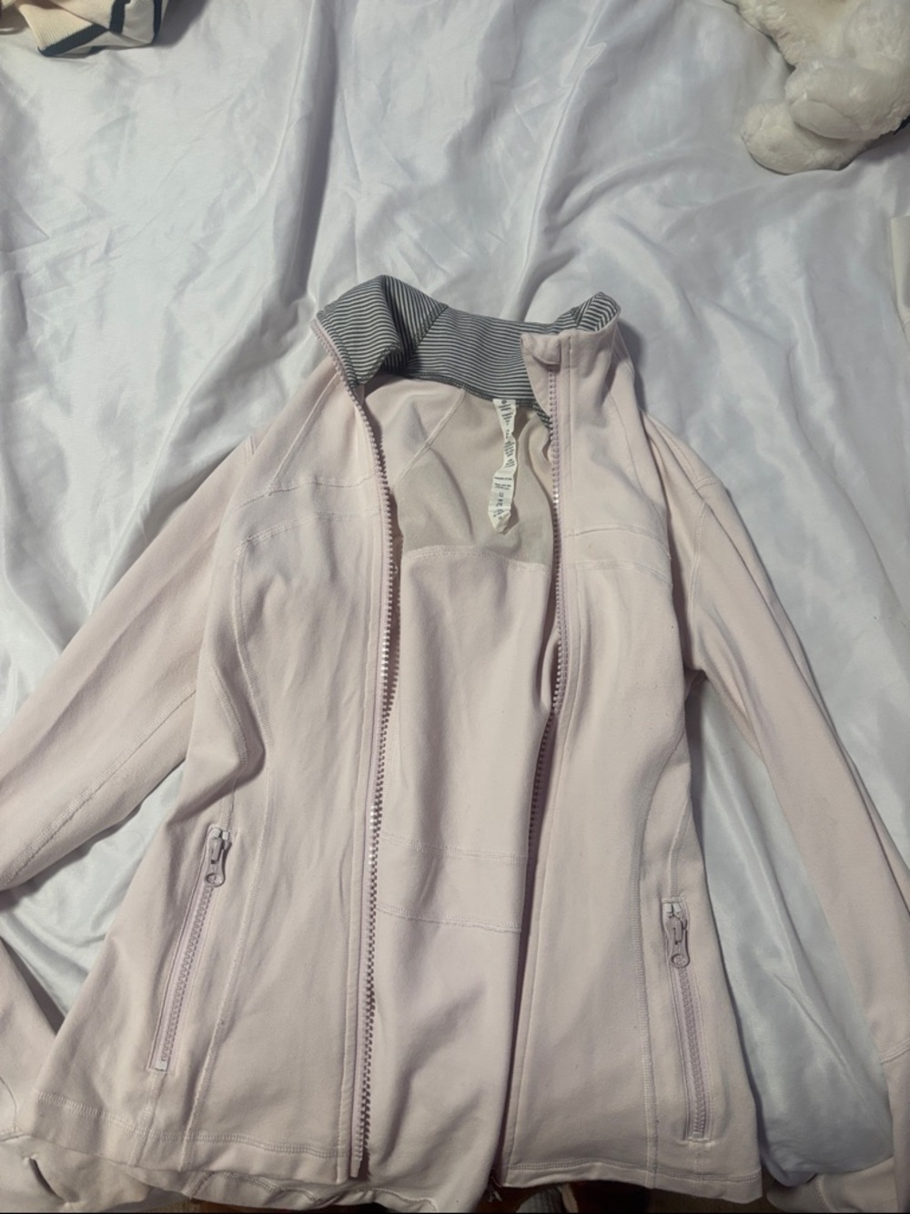 lululemon athletica Pale Pink Full-Zip Utility Jacket